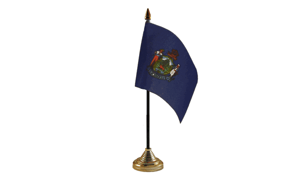 Maine Table Flags